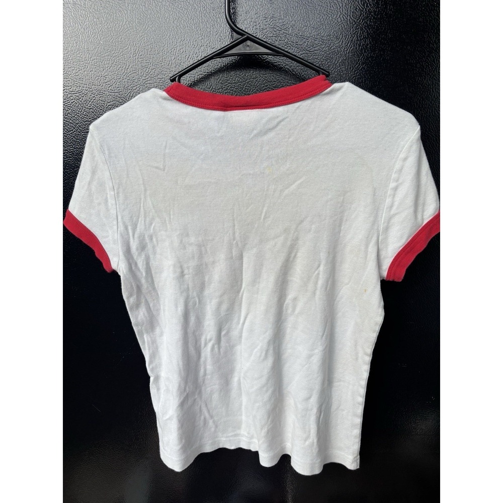 Vintage 90's Pussyfoot Looney Tunes Ringer Tee Women's  Size Large Gothcore - Picture 7 of 11